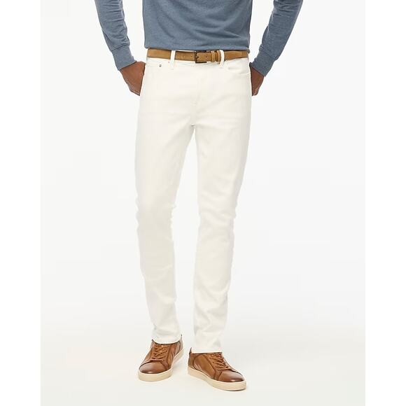 J.crew Other - NWT J.Crew Slim-fit flex jean in white mens size 36x30